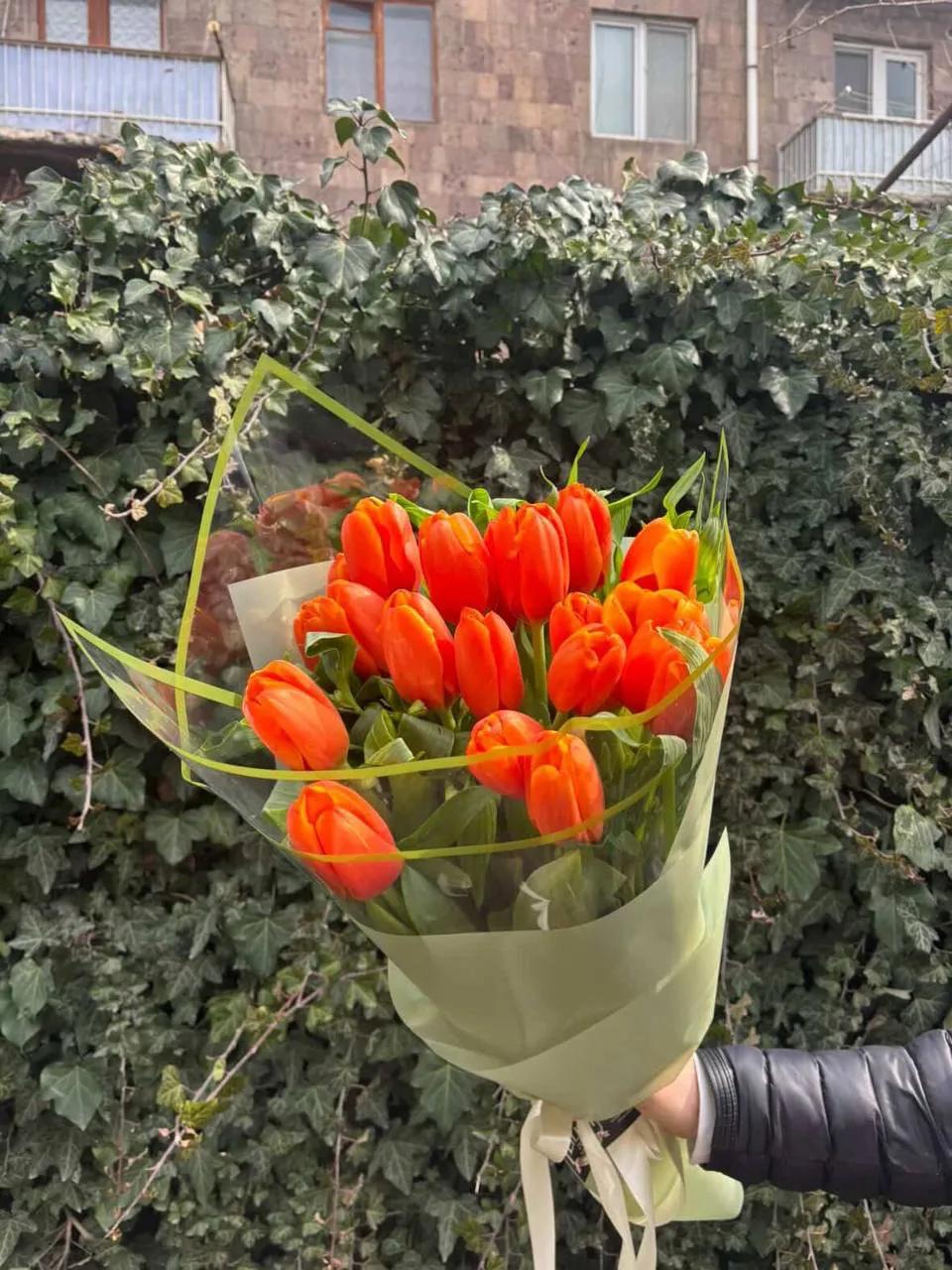 Orange tulips | ծաղիկներ, ծաղկեպսակներ, բույսեր - առաքում Երևան Orange tulips | ծաղիկներ, ծաղկեպսակներ, բույսեր - առաքում Երևան
